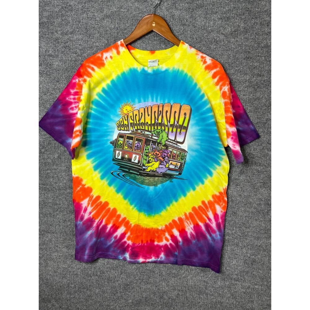 Grateful Dead San Francisco coast to coast 2002 tie dye t shirt size large